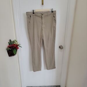 AMERICAN EAGLE   high rise skinny tan womens khaki pants 18R